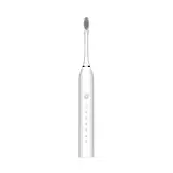 Електрична зубна щітка Sonic Toothbrush Х-3 ультразвукова акумуляторна 4 змінні насадки в комплекті, фото 5
