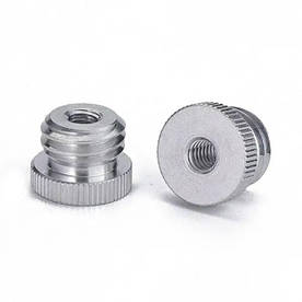 Перехідник з 1/4 на 5/8 дюйма для лазерних рівнів і нівелірів (1/4 дюйма на 5/8-11 витків)