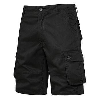 Чоловічі шорти-карго літні "ABC" Чорний, розмір S