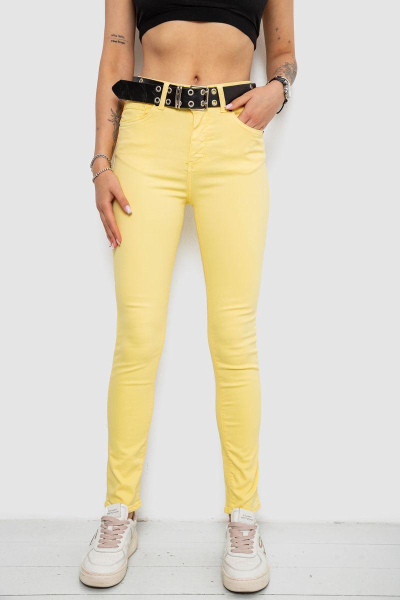 Джинси жіночі, колір жовтий, 182R00299, фото 1