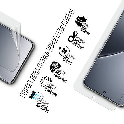 Гідрогелева плівка ArmorStandart Anti-Blue для Xiaomi 15 Pro (ARM82389), фото 3