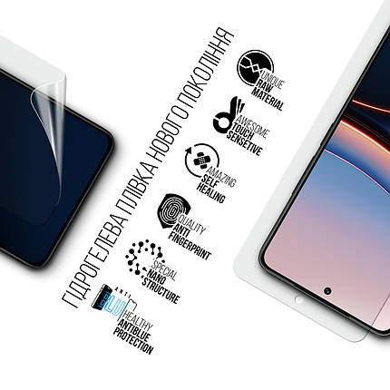 Гідрогелева плівка ArmorStandart Anti-Blue для Xiaomi Poco F7 Ultra (ARM85236), фото 3
