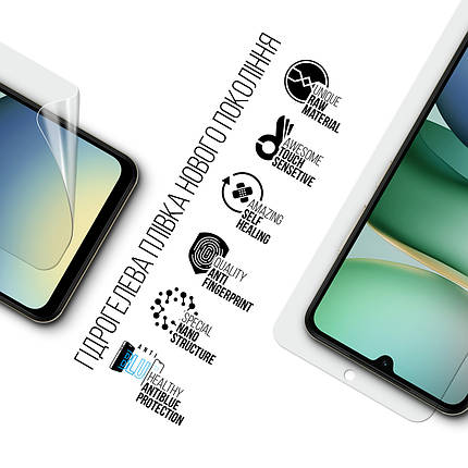 Гідрогелева плівка ArmorStandart Anti-Blue для Xiaomi Redmi A5 4G (ARM84717), фото 3
