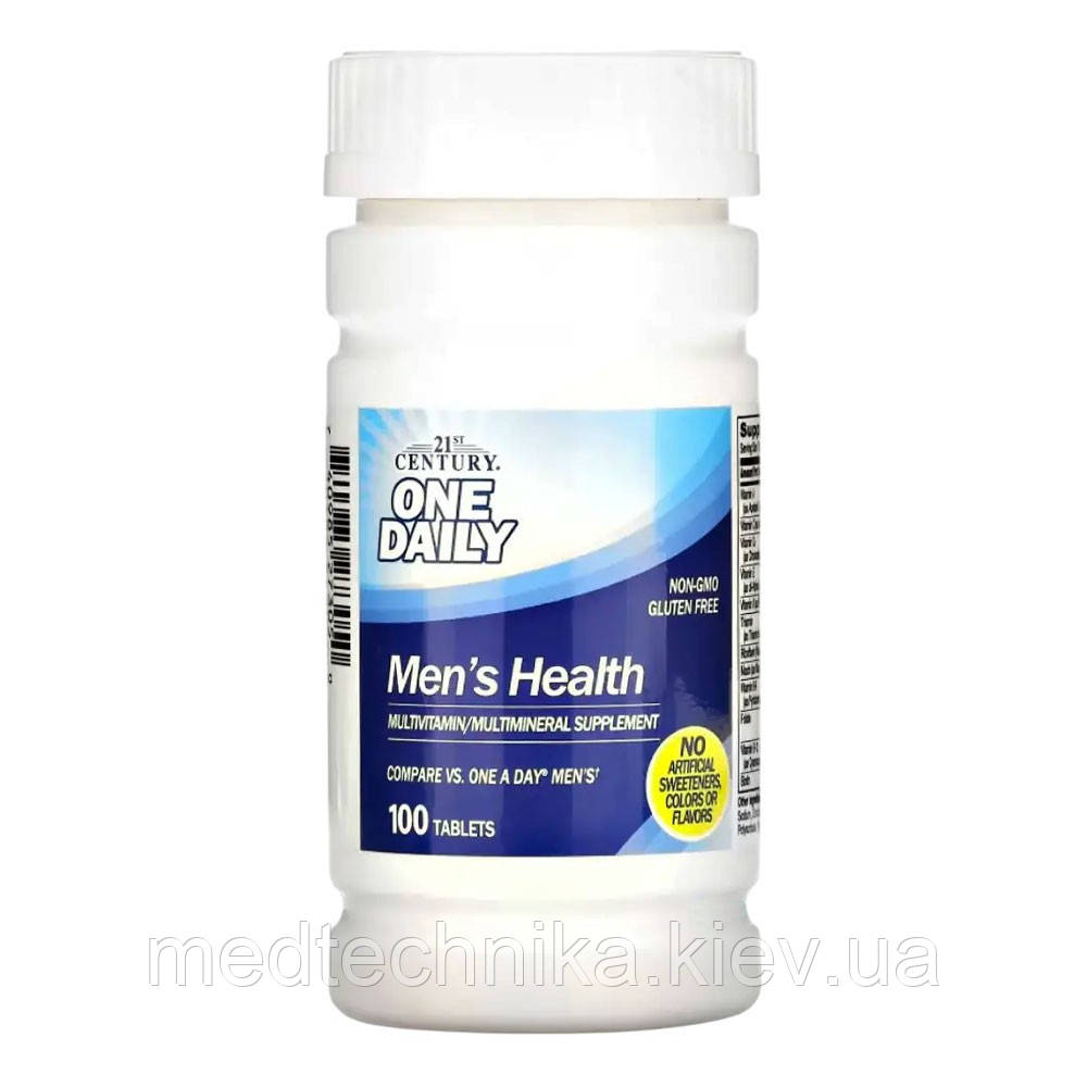 Вітамінний комплекс для чоловіків ONE DAILY, 100 таблеток, 21st Century, фото 1