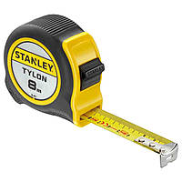 Рулетка вимірювальна Tylon ™ довжиною 8 м, шириною 25 мм, в пластмасовому корпусі STANLEY 0-30-657