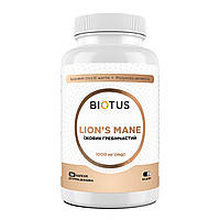Їжовик гребінчастий, Lion's Mane, Biotus, 1000 мг, 120 капсул