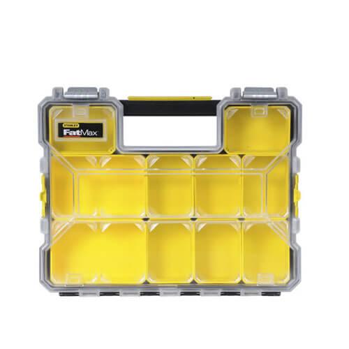 Органайзер професійний FATMAX SHALLOW PRO METAL LATCH, вологозахисний, розмірами 446x74x357 мм STANLEY, фото 1