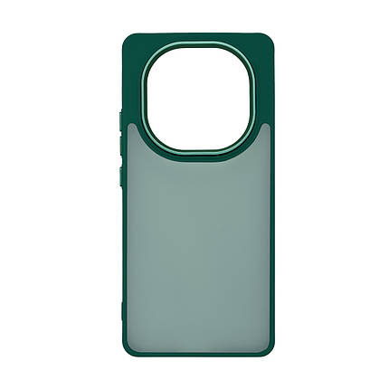 Чехол накладка ArmorStandart TPU Frame для Xiaomi Redmi Note 14 Pro 4G Dark Green (ARM79871), фото 1