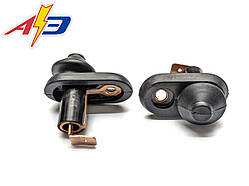 Концевик двері мідний чорний з пильовиком універсальний (3214/5810) (Авто-Електрика)