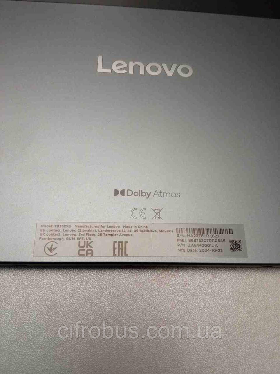 Планшет планшетний комп'ютер Б/У Lenovo Tab K11 Plus LTE TB352XU 8/256GB, фото 1