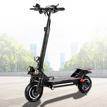 Повнопривідний складний електросамокат 1500W 48V 21Ah на колесах 10" з амортизаторами