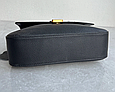 Шкіряна сумка крос-боді Lanvera с102-кт-4411 Чорна, фото 8