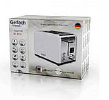 Новий німецький тостер Gerlach GL 3221 White з Німеччини з гарантією, фото 4