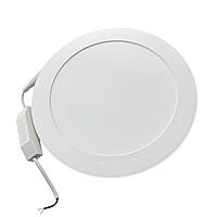 Led світильник 18W 1620Лм точковий круглий 219×25 врізний IP20 6500К холодне світло