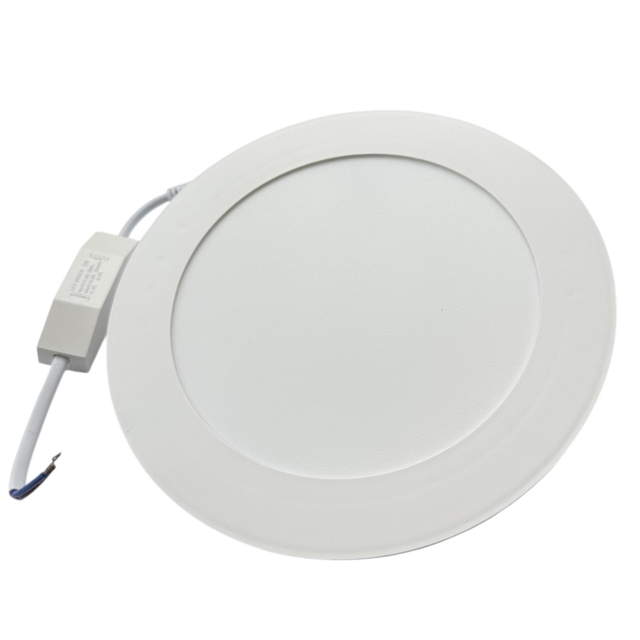 Точкові світильники 12W 1080Лм круглі врізні 169×25 IP20 6500К холодний білий