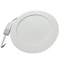 Точкові світильники 12W 1080Лм круглі врізні 169×25 IP20 6500К холодний білий