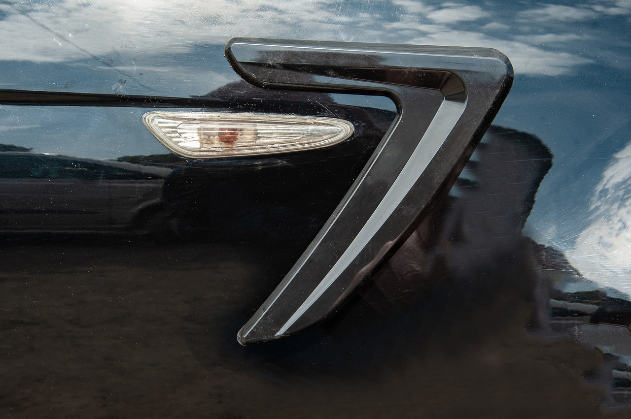 Універсальні бічні вентиляційні отвори DPT V-3 (ABS) (2шт) (чорний) від VLF комп., фото 1