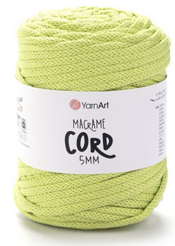 Пряжа Макраме Корд 5мм-755 салат, фото 1