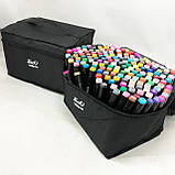 Набір скетч маркерів у сумці Touch, Набір маркерів для художників-початківців, Маркери спиртові GO-84, фото 2