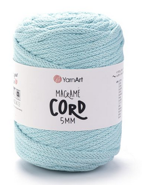 Пряжа Макраме Корд 5мм-775 м'ята, фото 1