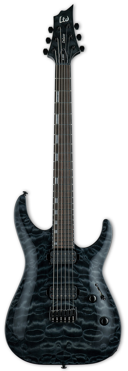 Електрогітара LTD H-1001QM (See Thru Black)