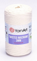 Twisted Macrame 3mm YarnArt-752 молочний