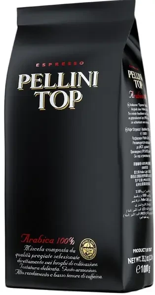 Кава в зернах Pellini TOP 100% Arabica 1кг Італія преміум кави Пелліні з тонкими солодкими нотками, фото 1