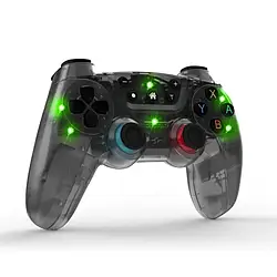 Безпровідний геймпад джойстик CM-615 з вібрацією Bluetooth/Type-C Прозорий 56353