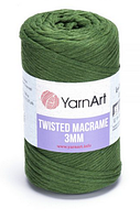 Twisted Macrame 3mm YarnArt-787 зелений