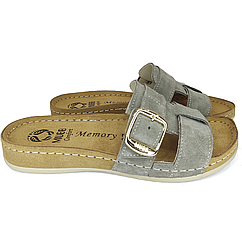 Шльопанці жіночі Cірий 431-23 Mubb