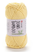 Пряжа Jeans Bamboo-105 світло-жовтий