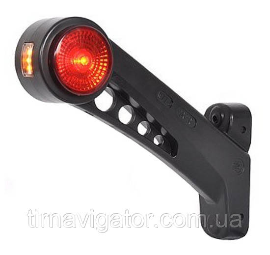 Габарит LED ріжок W77.3rf з жовтим L лівий, фото 1