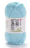 Пряжа Jeans Bamboo-119 світла бірюза