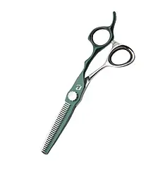 Ножиці філірувальні Proline сріблясто-зелені, матові KG1-60T 6.0" (KG1-60T)