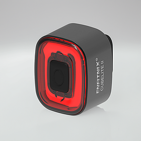 Блимавка на велосипед Enfitnix CubeLite II задній габарит з датчиком гальмування та кріпленням під сідло