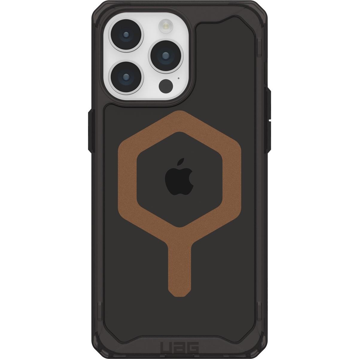 Чохол-накладка Urban Armor Gear для Apple iPhone 15 Pro Max Plyo Magsafe Black/Bronze (114305114085), фото 1