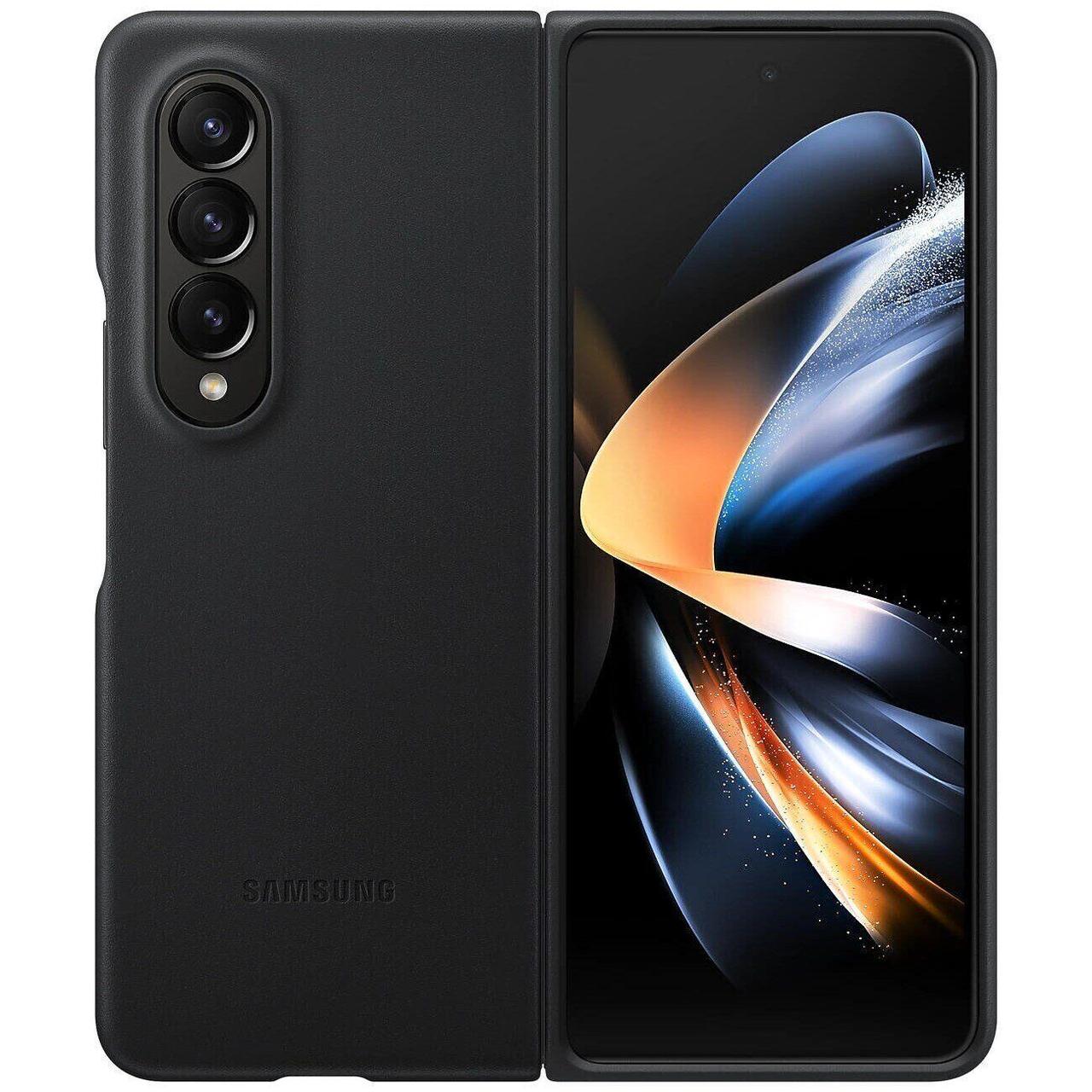 Чохол-накладка Samsung Leather Cover для Samsung Galaxy Fold 4 SM-F936 Black (EF-VF936LBEGUA), фото 1