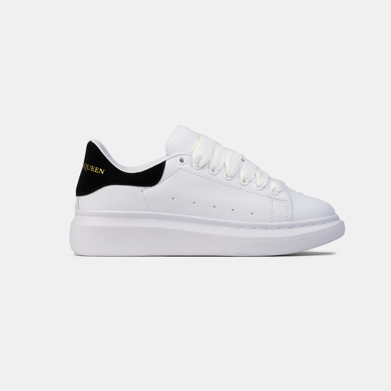 Жіночі Кросівки McQueen White Black / МакКвін