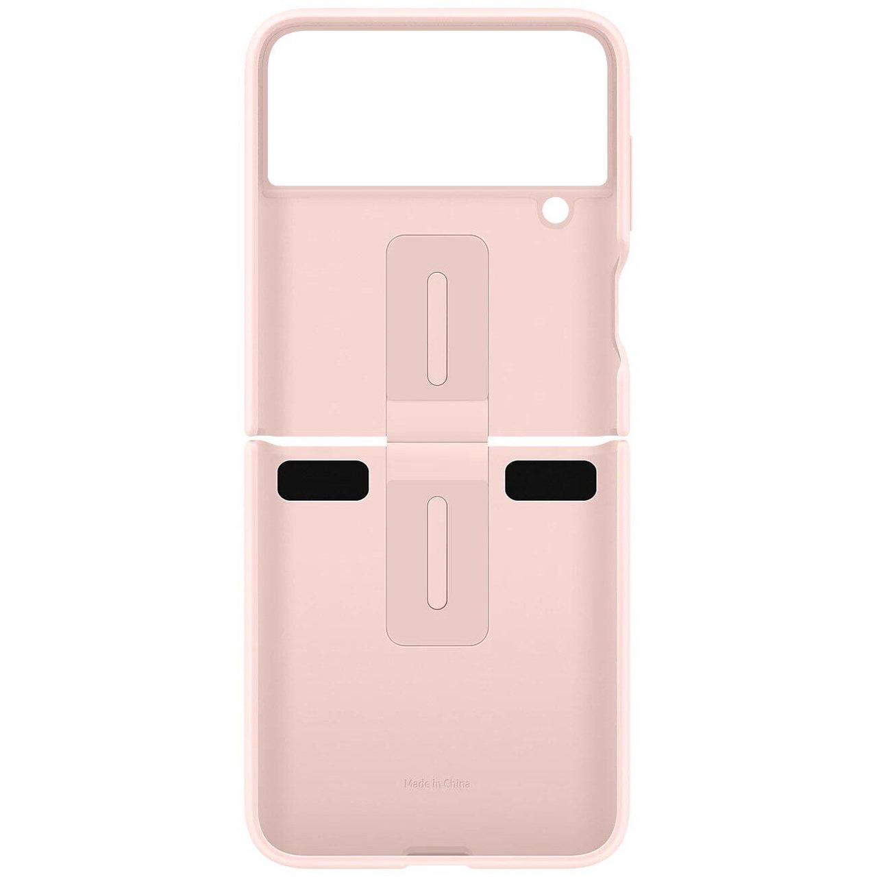 Чохол-накладка Samsung Silicone Cover with Ring для Samsung Galaxy Flip 4 SM-F721 Pink (EF-PF721TPEGUA), фото 1
