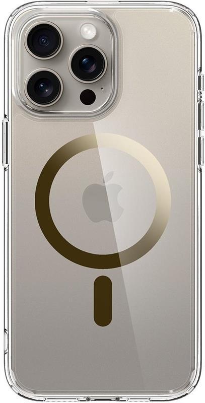 Чохол-накладка Spigen Ultra Hybrid MagFit для Apple iPhone 15 Pro Gold (ACS06718), фото 1