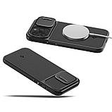 Чохол-накладка Spigen Optik Armor MagFit для Apple iPhone 15 Pro Black (ACS06738), фото 6