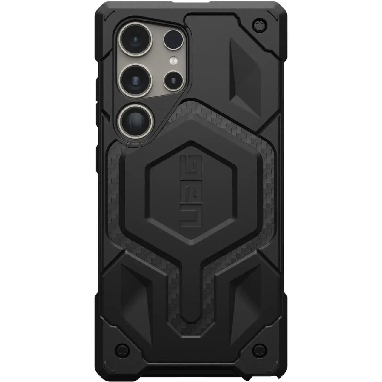 Чохол-накладка Urban Armor Gear Monarch Pro для Samsung Galaxy S24 Ultra SM-S928 Carbon Fiber (214416114242), фото 1