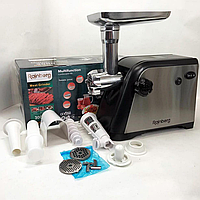 Мясорубка с насадками и соковыжималкой 3800Вт Rainberg RB-676 электромясорубка с двумя ножами и реверсом