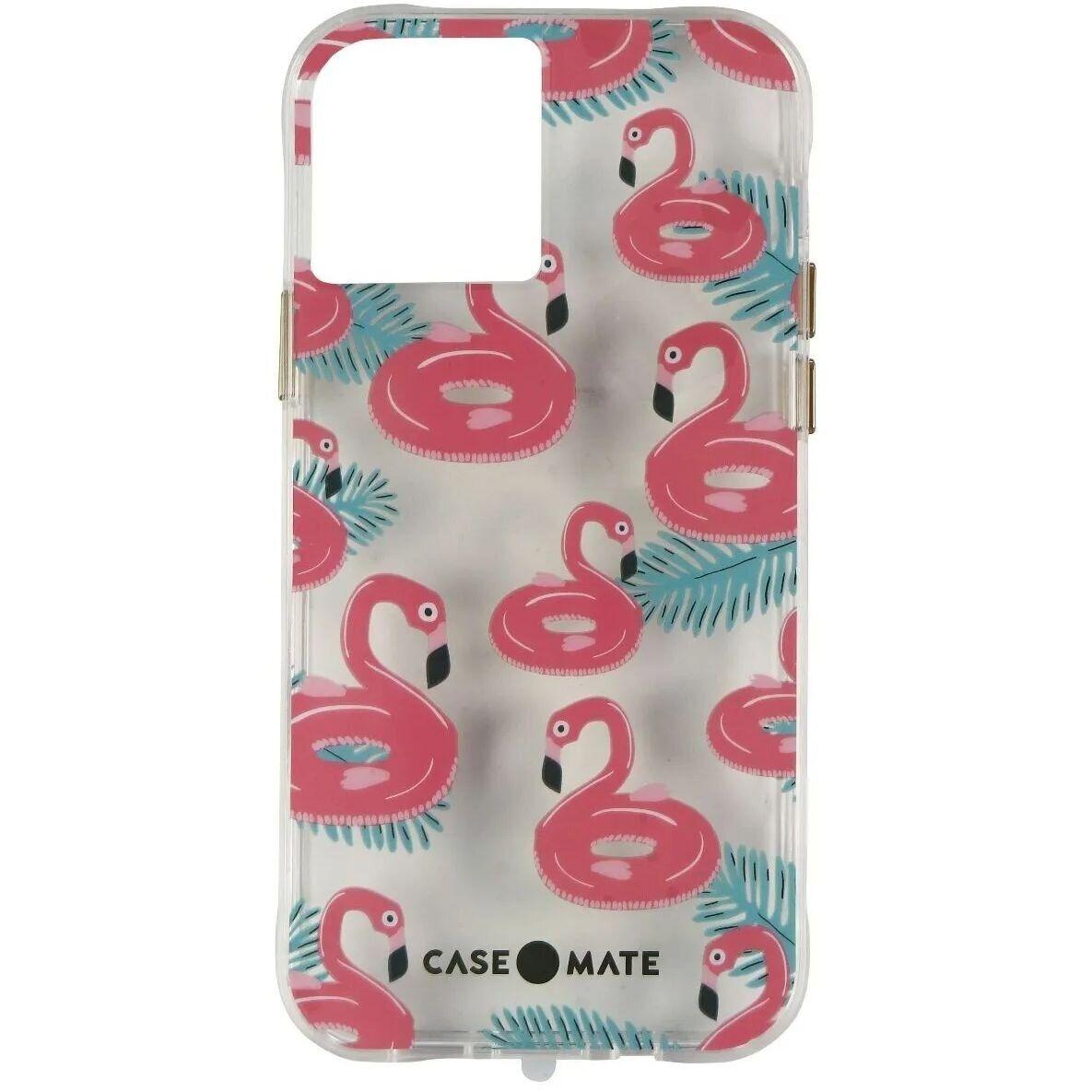 Чохол-накладка Case-Mate Tough Prints для Apple iPhone 12 / iPhone 12 Pro Float On Flamingos (CM047212), фото 1