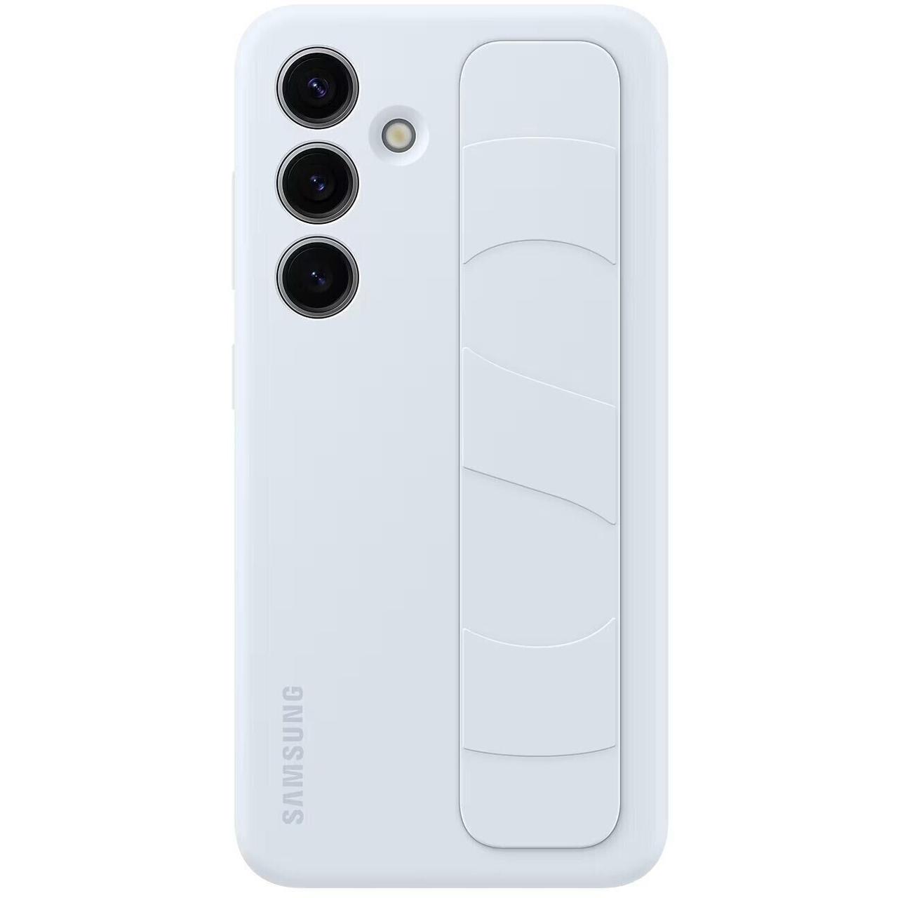 Чохол-накладка Samsung Silicone Grip Case для Samsung Galaxy S24 SM-S921 Light Blue (EF-GS921CLEGWW), фото 1