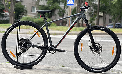 Гірський велосипед 29" Scott scale 970 dark grey (CN) L сіро-червоний на зріст 175-185 см