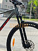 Гірський велосипед 29" Scott scale 970 dark grey (CN) L сіро-червоний на зріст 175-185 см, фото 7