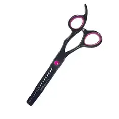 Ножиці для стрижки PROline 5.5", філірувальні, чорні (K17-RT)