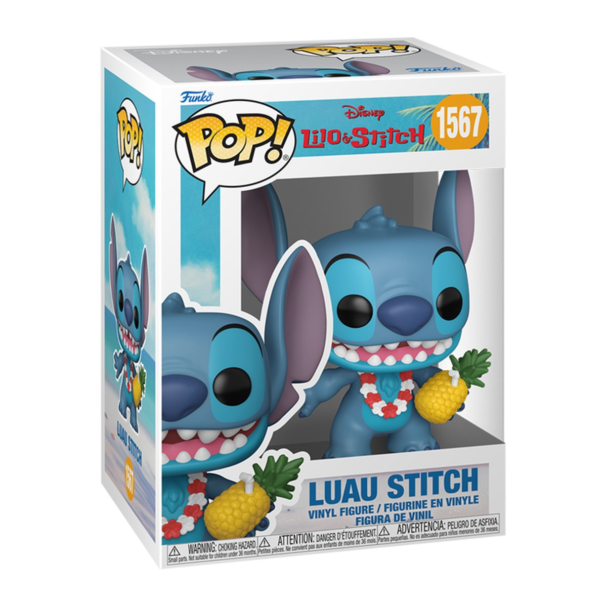 Колекційна ігрова фігурка Funko POP! Luau Stitch 1567 - Луау Стіч Фанко поп 86275