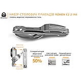 Набір ложка і виделка Roxon C2 складані столові прилади з чохлом для зберігання, фото 5